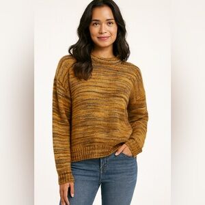Striped Brown Sweater for Women